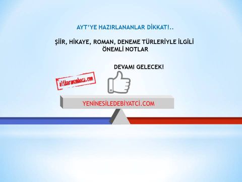 AYT İÇİN ÖNEMLİ NOTLAR