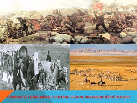 CUMHURİYET DÖNEMİ'NDE MİLLİ EDEBİYAT ZEVK VE ANLAYIŞINI SÜRDÜREN ŞİİR