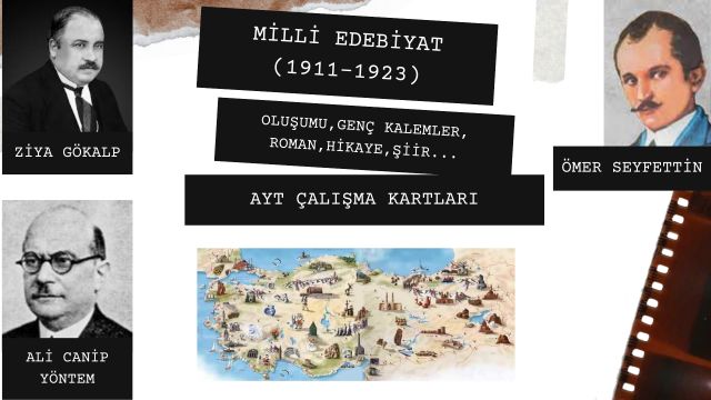 MİLLİ EDEBİYAT ÇALIŞMA KARTLARI